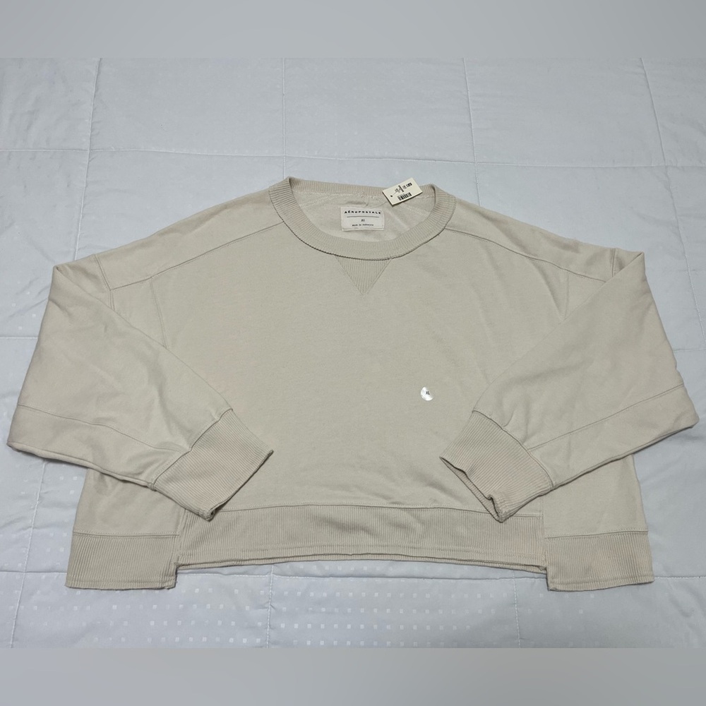 Aeropostale Cropped Crewneck Sweater